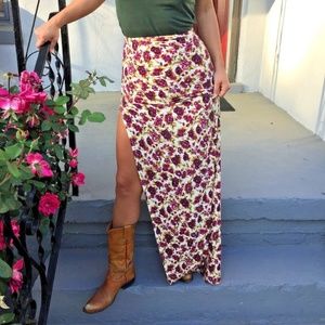 Novella Royale Ultra-Soft Floral Maxi Skirt